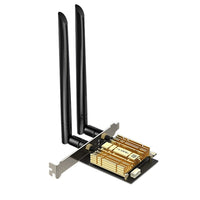 EDUP WiFi 6E Intel AX210 PCIe Adapter with Bluetooth 5.3, MU-MIMO, 2.4GHz/5GHz/6GHz, and Magnetic Antenna Base