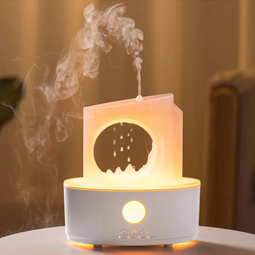 250ML aromatherapy diffuser and humidifier with remote, timers, and colorful night lights