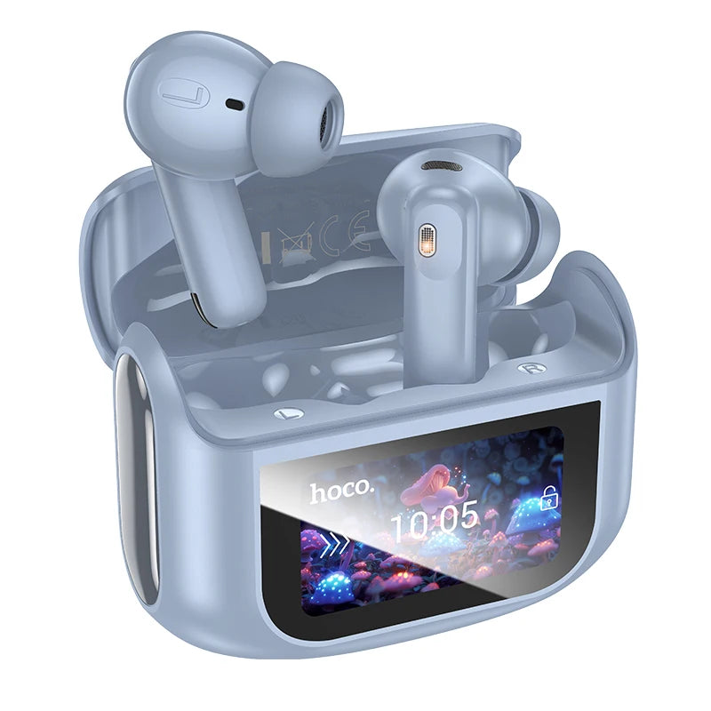 HOCO EQ21 Bluetooth 5.4 ANC Earbuds with LED Touch Screen