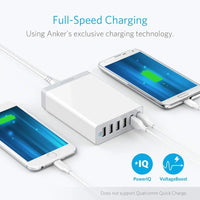 Anker 60W 6-Port Fast USB Wall Charger