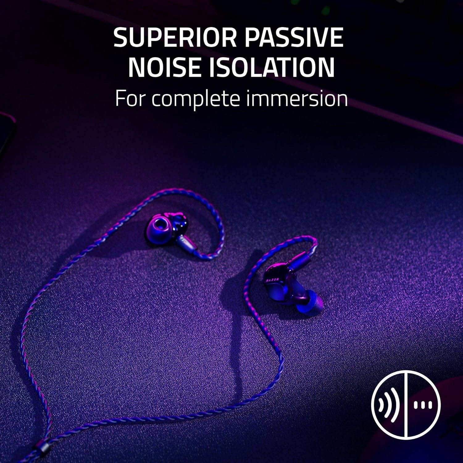 Razer Moray Ergonomic In-Ear Streaming Earphones