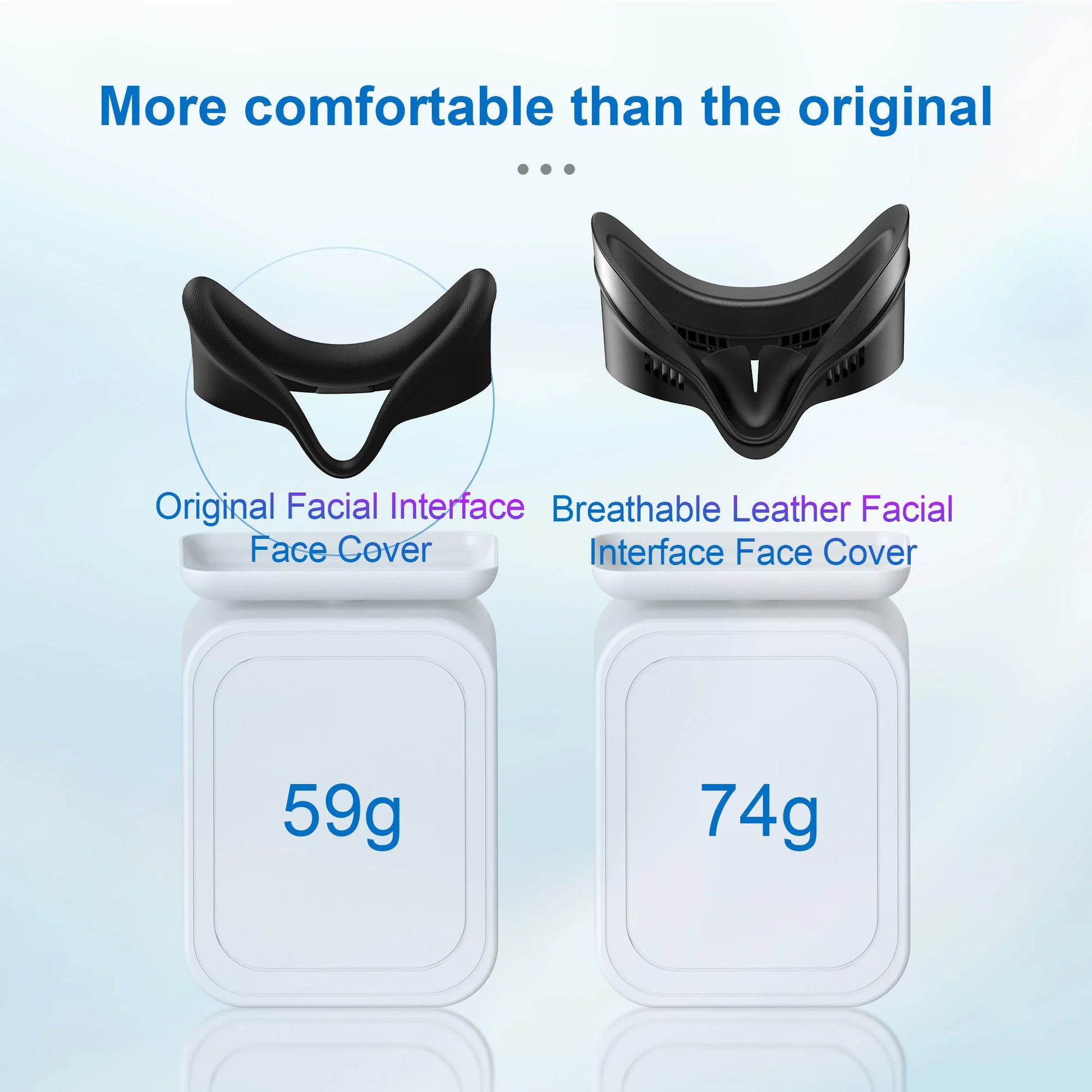 3-in-1 Comfortable PU Face Mask Cover for Meta Quest 3S