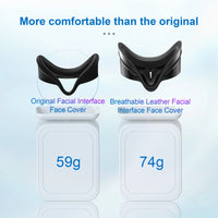 3-in-1 Comfortable PU Face Mask Cover for Meta Quest 3S