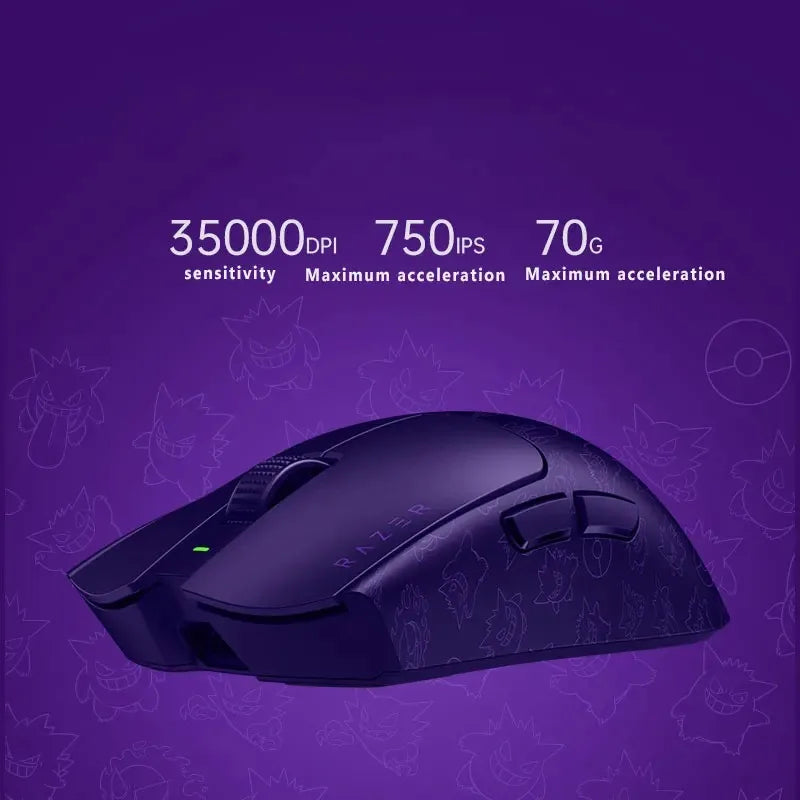 Razer Pokémon Gengar Edition Viper V3 Pro Ultra-Light Wireless Gaming Mouse