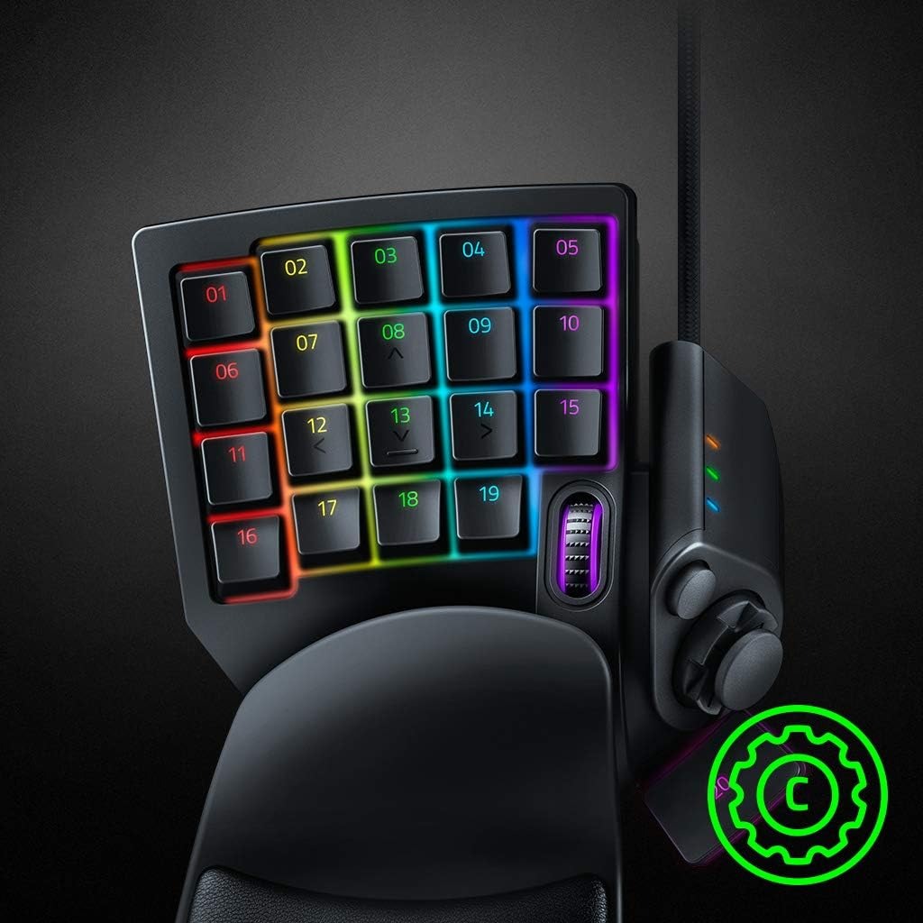 Razer Tartarus V2 Ergonomic Gaming Keypad with 32 Programmable Keys and RGB Lighting