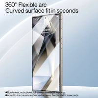 HD Hydrogel Full Cover Clear Full Glue Screen Protector Soft Film for Samsung Galaxy S24 Ultra