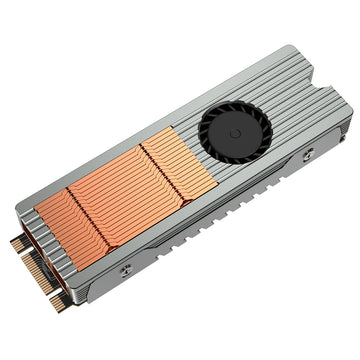 M.2 NVMe SSD Heat Sink with Quiet Fan