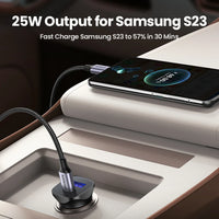 UGREEN 30W USB-C Car Charger with PD3.0 & Quick Charge 4.0