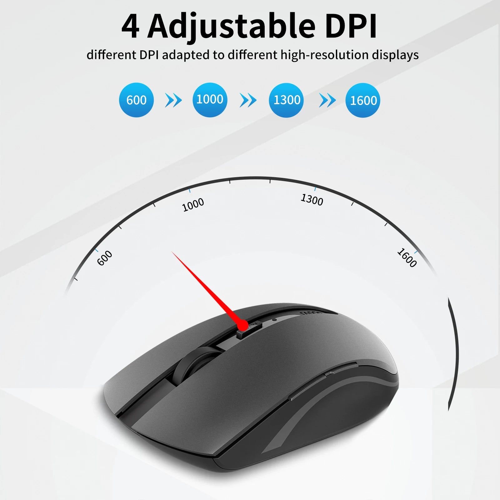 Rapoo 7200M Multi-Mode Wireless Mouse