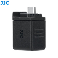 JJC Dual 3.5mm USB-C Microphone Adapter for DJI Osmo Action 4