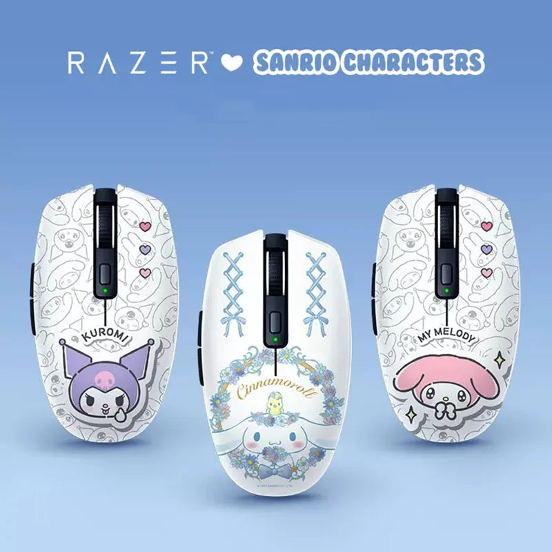 Razer Sanrio Limited Edition Wireless Gaming Mouse with Cinnamoroll My Melody and Kuromi