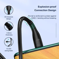 KUULAA 3A Fast Charging & Data Sync USB Type C Cable