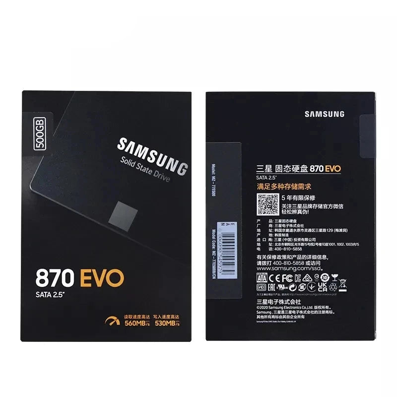 Samsung 870 EVO 2.5" SATA SSD