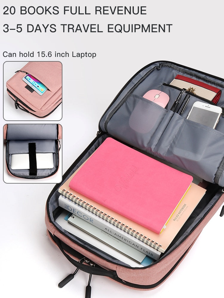 USB Backpack for School, Travel, and Leisure