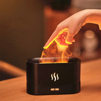 Himist 180ml USB Fragrance Essential Oil Diffuser with Simulation Flame