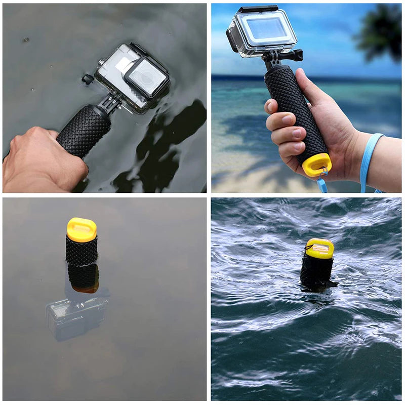 Waterproof Floating Hand Grip Monopod for Action Cameras