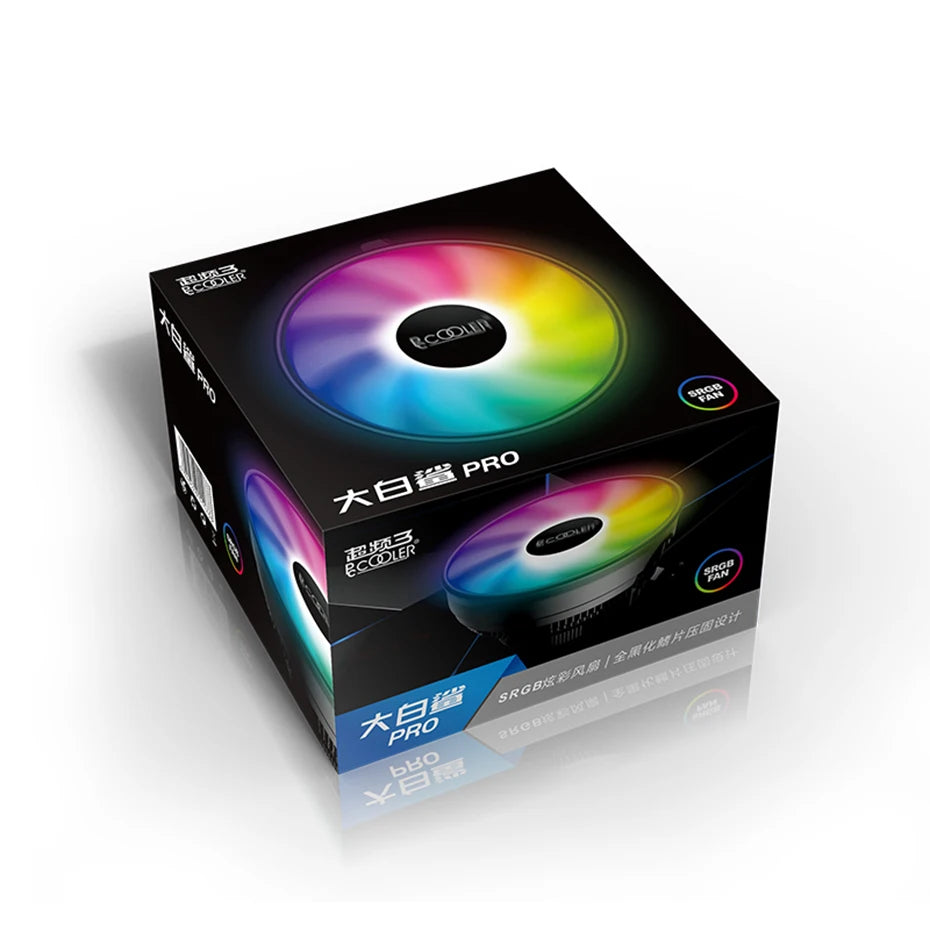 PCCOOLER E126 PRO Colorful CPU Cooler Fan