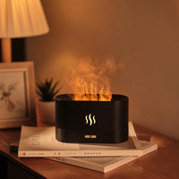 Himist 180ml USB Fragrance Essential Oil Diffuser with Simulation Flame