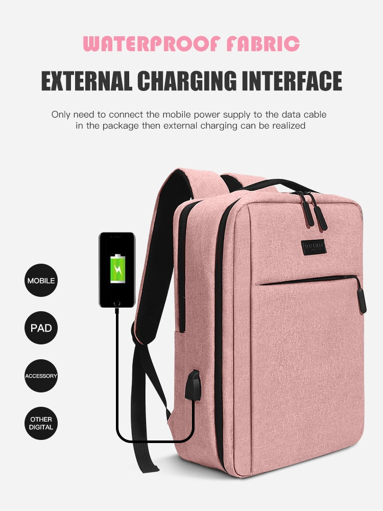 USB Backpack for School, Travel, and Leisure