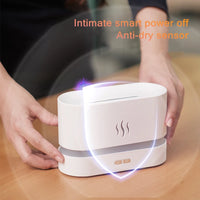 Himist 180ml USB Fragrance Essential Oil Diffuser with Simulation Flame