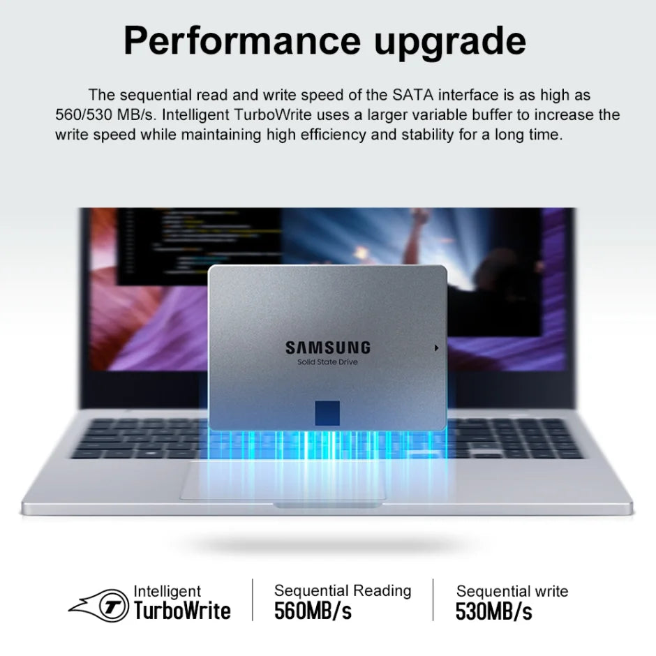 Samsung 870 QVO Internal SATA III QLC SSD