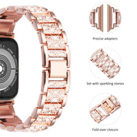 Case Bling Diamond Metal Strap for Apple Watch