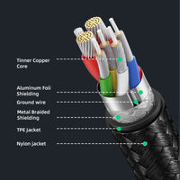 CABLETIME 5A USB-A to USB-C Charge Cable