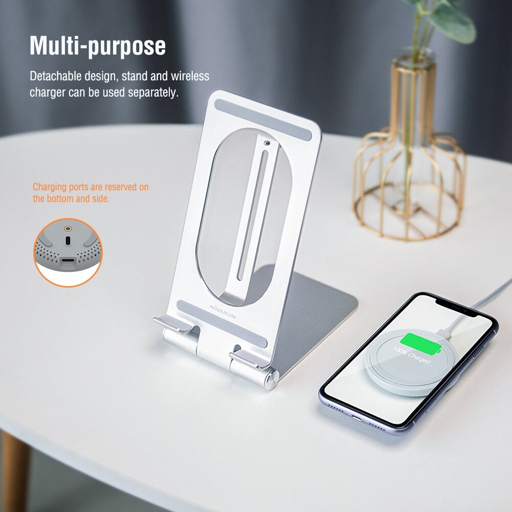 2 in 1 Wireless Charging Tablet Stand