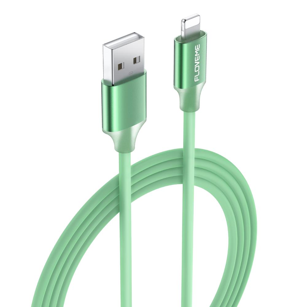 FLOVEME 5A Fast Charging USB Cable with Type C, Lightning, and Micro USB Connectors