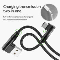 FLOVEME 3A Fast Charger Cable Type C / Lightning / Micro USB