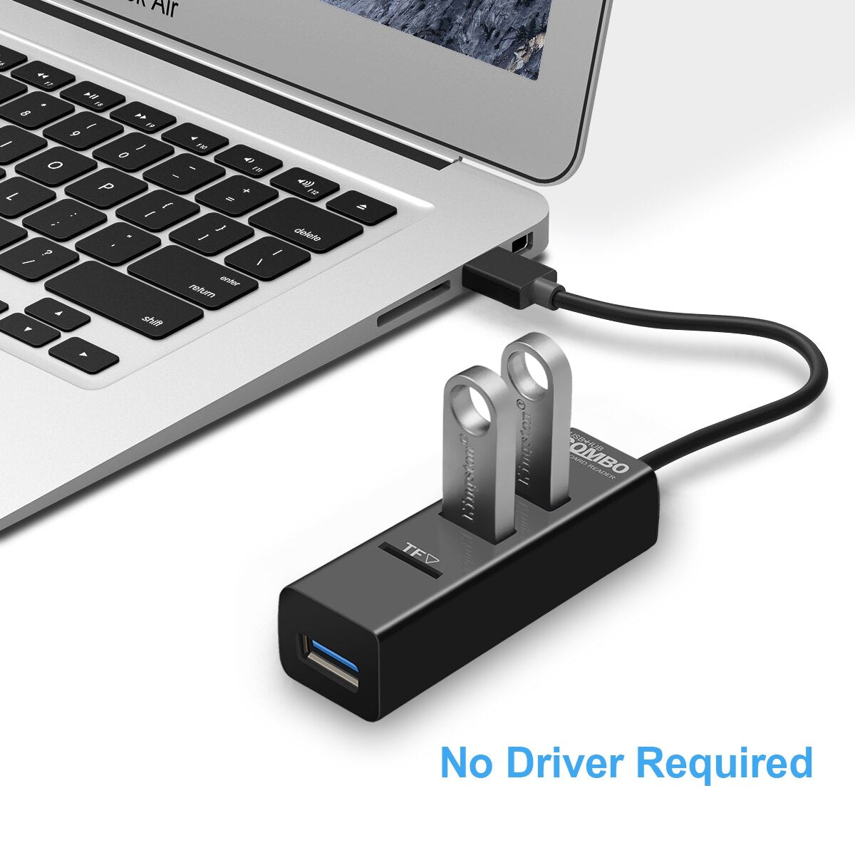 GOOJODOQ 3-Port USB-C Hub