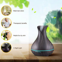 Vase-Style Ultrasonic Essential Oil Diffuser