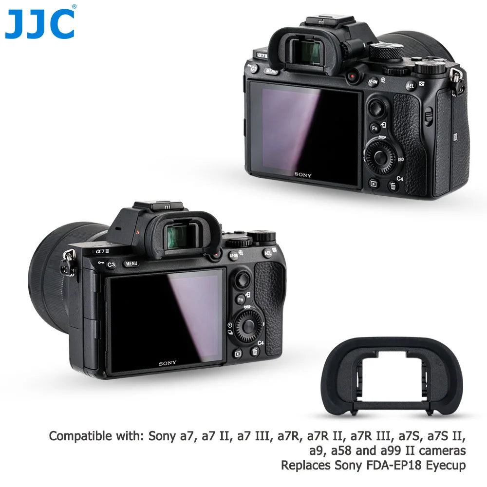 JJC 2 Pack Camera Eyecup Eyepiece Replacement for Sony FDA-EP18