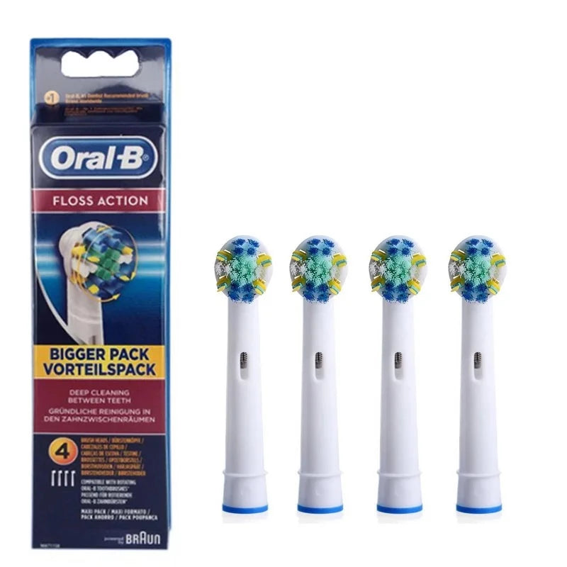 Oral-B EB25 Floss Action Replaceable Toothbrush Heads