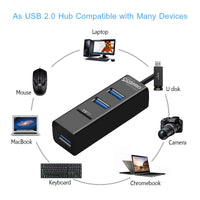 GOOJODOQ 3-Port USB-C Hub