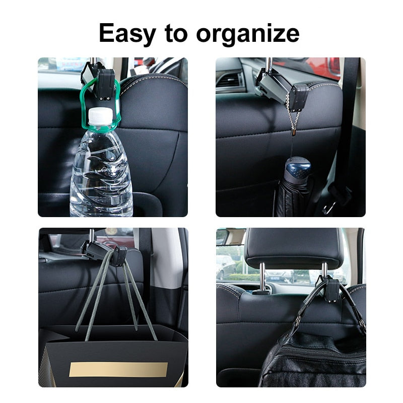 Headrest Hooks Back Seat Hook Car Mount Holder