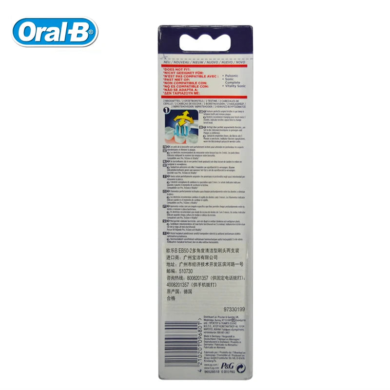 Oral-B EB50 Cross Action Electric Toothbrush Heads