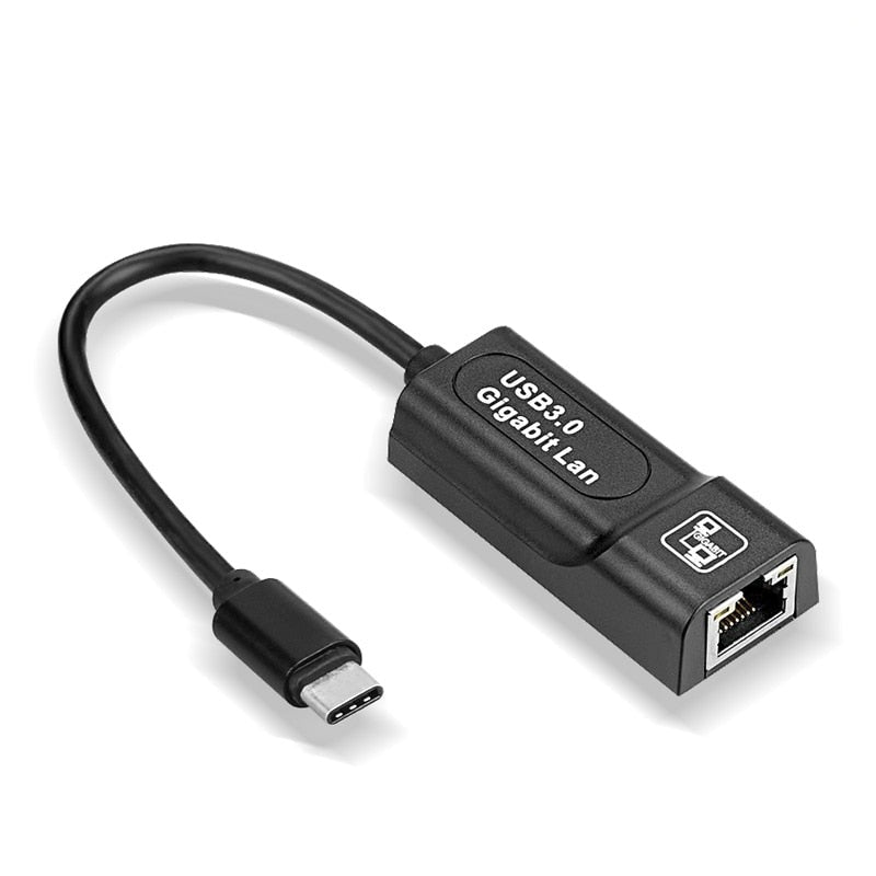 GOOJODOQ USB 3.0/2.0 Type-C to USB RJ45 LAN Ethernet Adapter