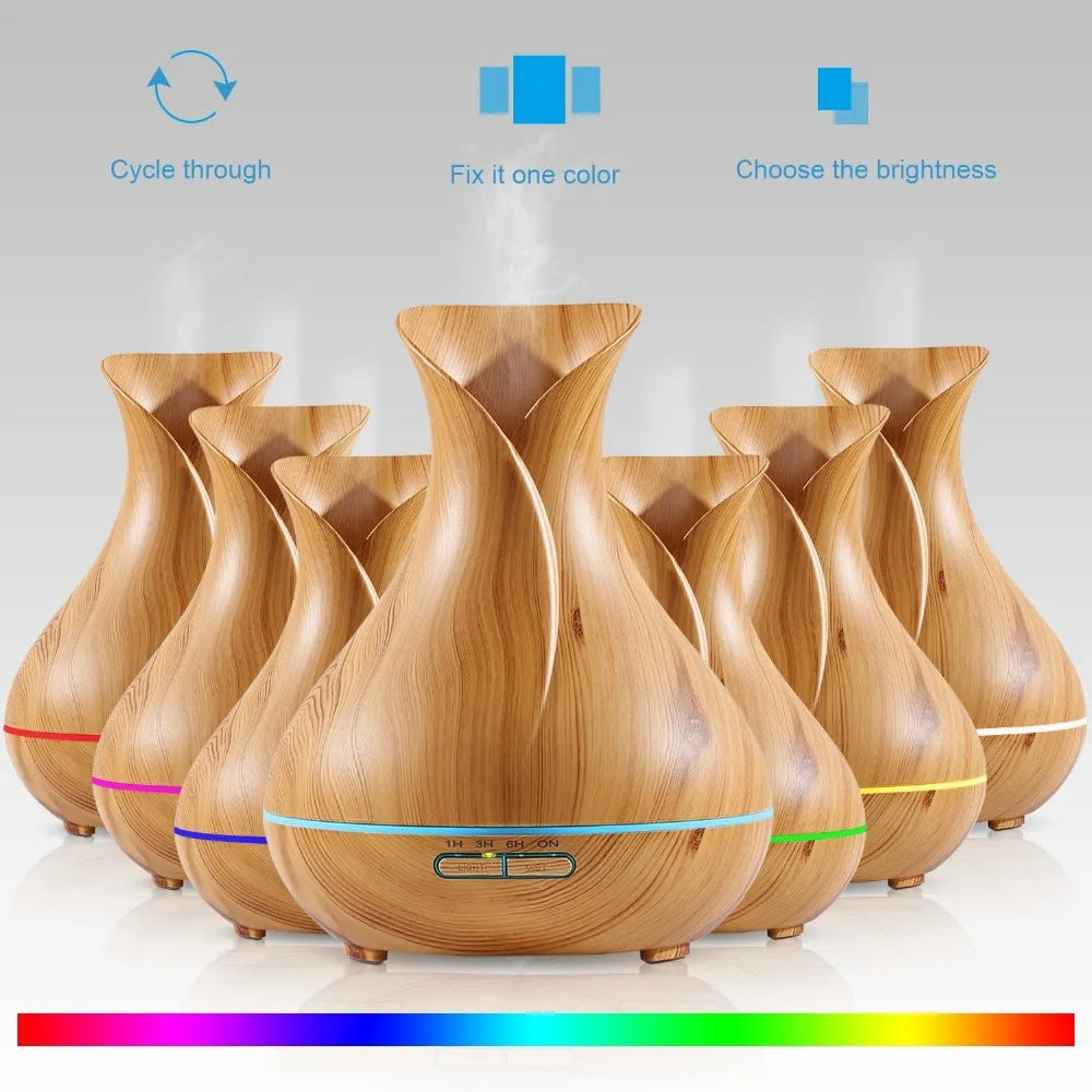 Vase-Style Ultrasonic Essential Oil Diffuser