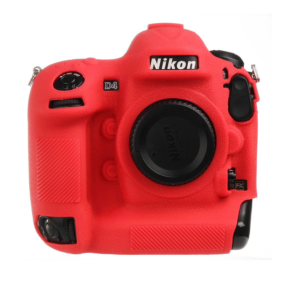 High-Quality Soft Silicone Rubber Camera Case for Nikon D4/D4S