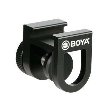 BOYA BY-C12 Universal Smartphone Cold Shoe Bracket and Microphone Mounting Adapter