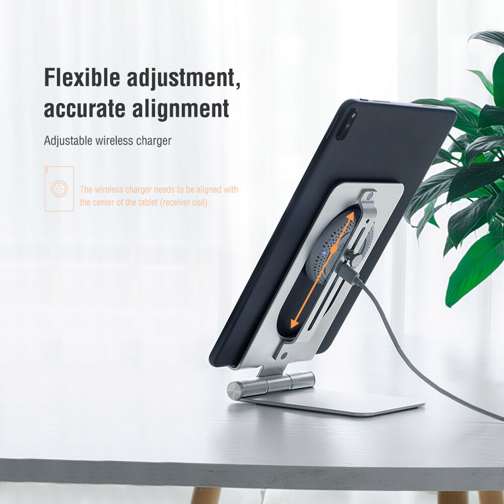 2 in 1 Wireless Charging Tablet Stand