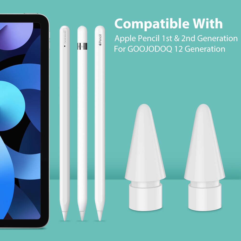 GOOJODOQ Nib Tip for Apple Pencil 2nd Generation and 1st Generation