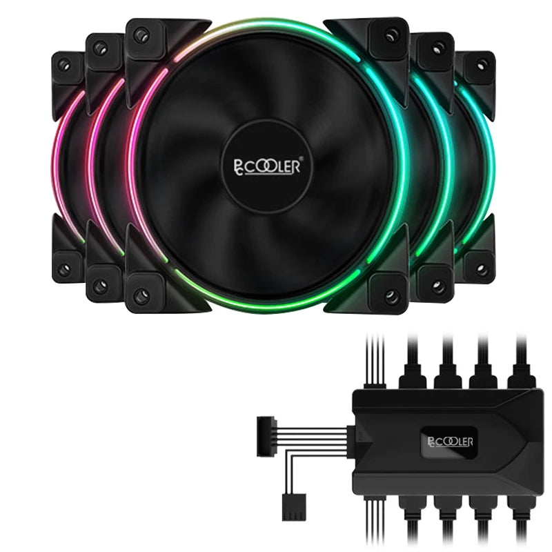 PCCOOLER 120mm 5V 3-Pin Case Fan