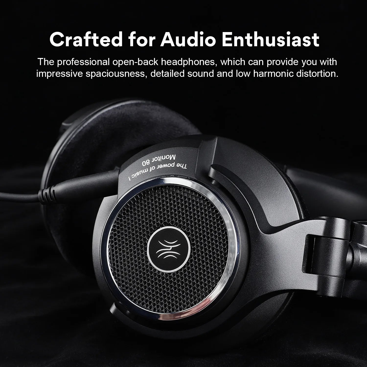 Oneodio Monitor 80 Open-Back Wired Over-Ear Headphones