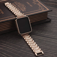 Case Bling Diamond Metal Strap for Apple Watch