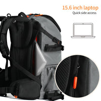 K&F Concept 32L Professional Waterproof Camera Backpack with Rain Cover