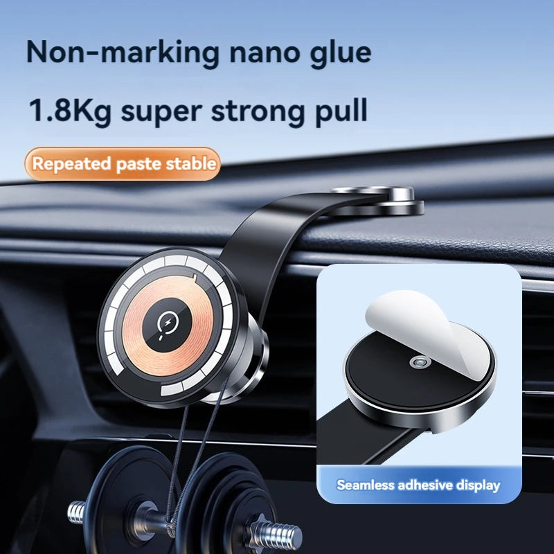 360° Rotating Car MagSafe Wireless Charger for iPhone