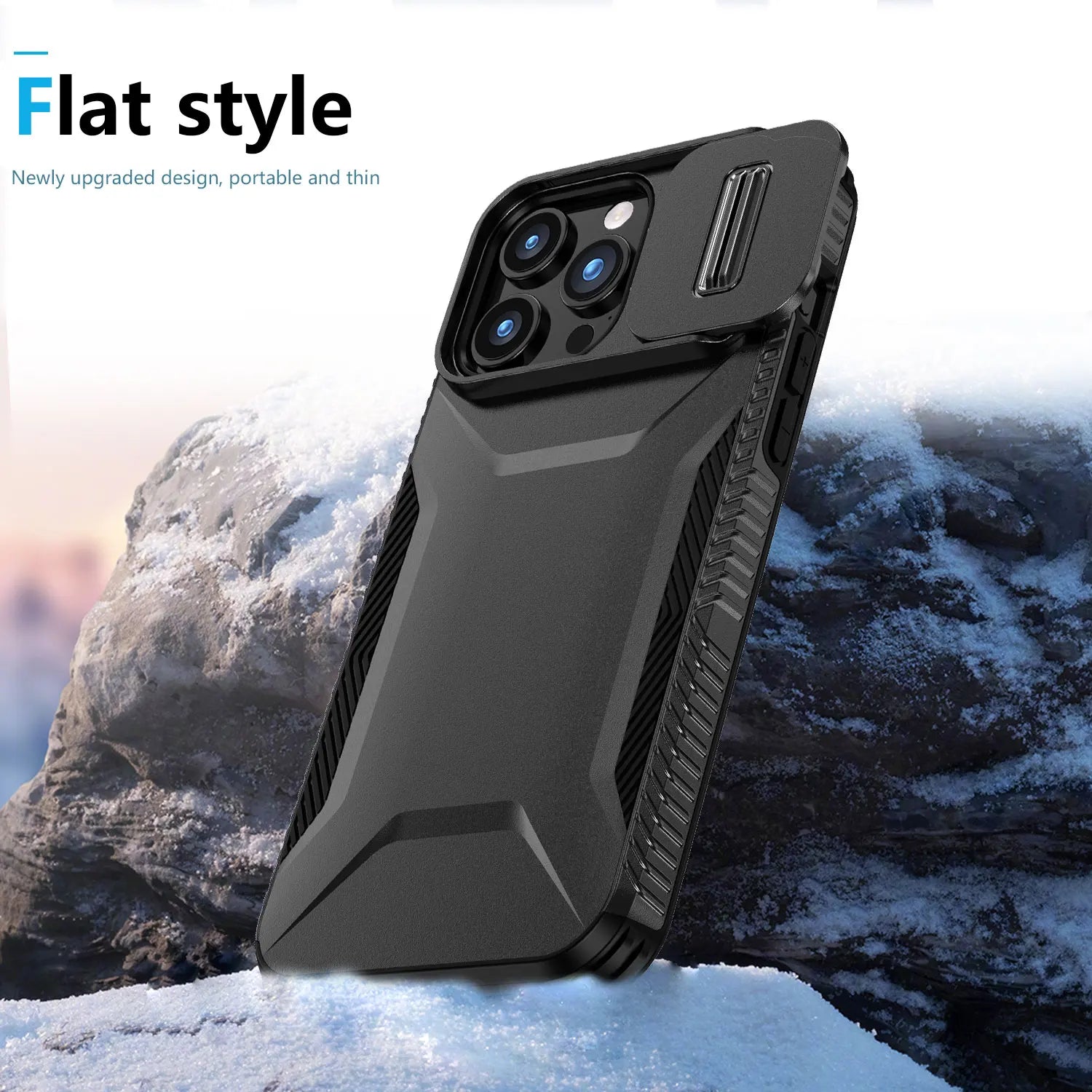 Rugged Armor Shockproof Phone Case for iPhone 15 Series