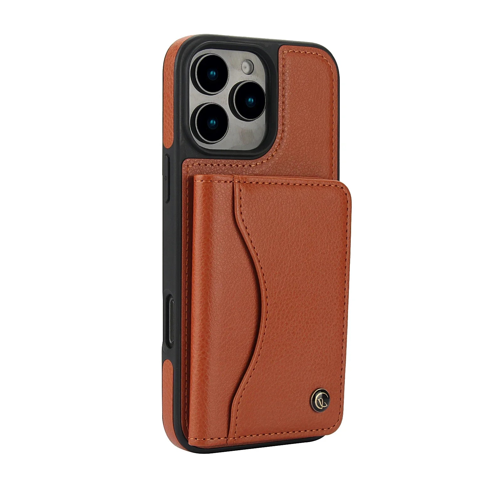 Premium Leather Card Wallet Case for iPhone 16 Series